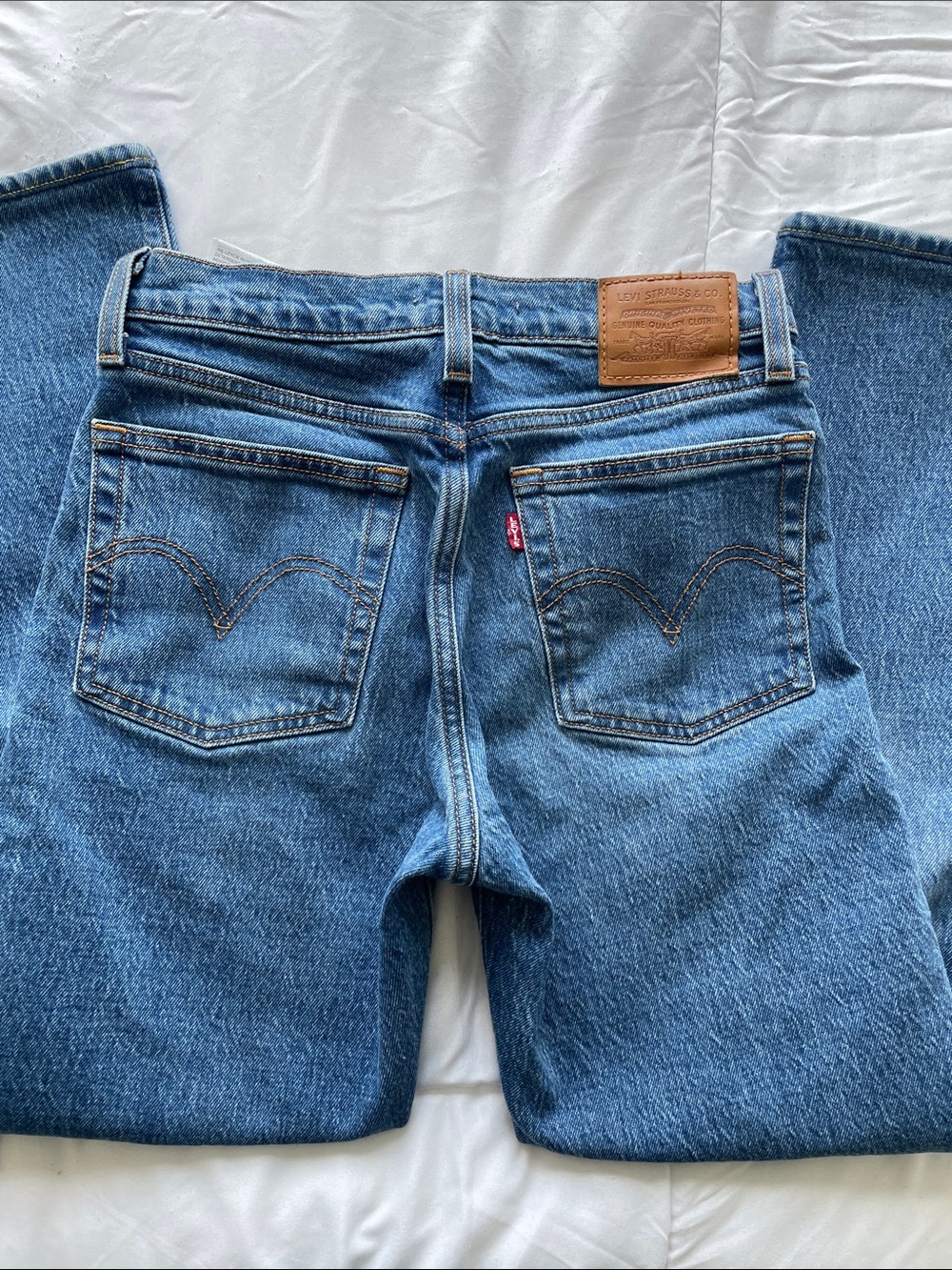 Levi's wedgie straight Medium Blue Jeans - Picture 6 of 6